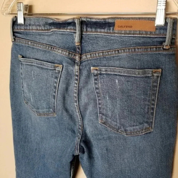 GRLFRND Karolina High Rise Crop  Jeans Sixpence 27 - Picture 11 of 15